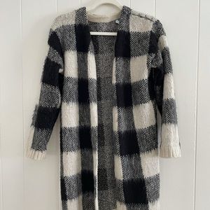Plaid Cardigan